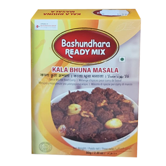 Kala Bhuna masala bashundhara ready mix 50g thumbnail 1